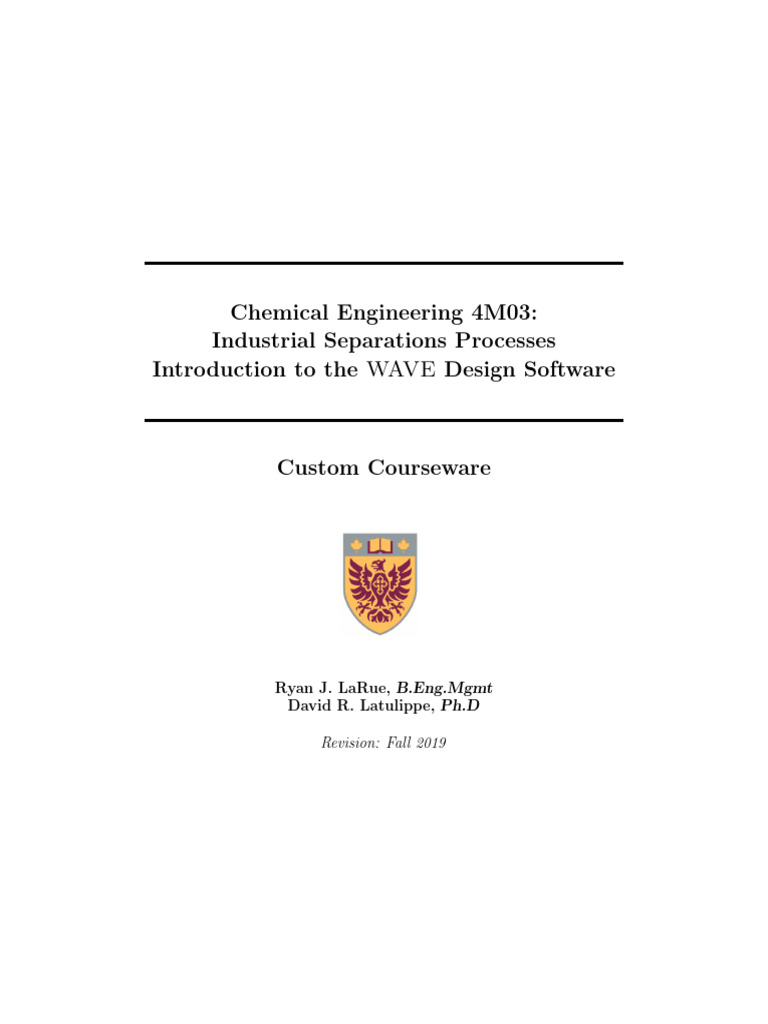 Introduction to WAVE Software for Water Treatment | PDF | Membrane | Ion