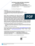 Surat Sekjen Clearance 2024 PDF