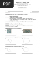 Grade 5 Math Diagnostic Test | PDF | Numbers | Circle