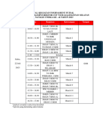 Jadwal Kegiatan Tournament Futsal Hari Pertama