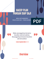 HACCP Pangan Siap Saji (PBL RS)