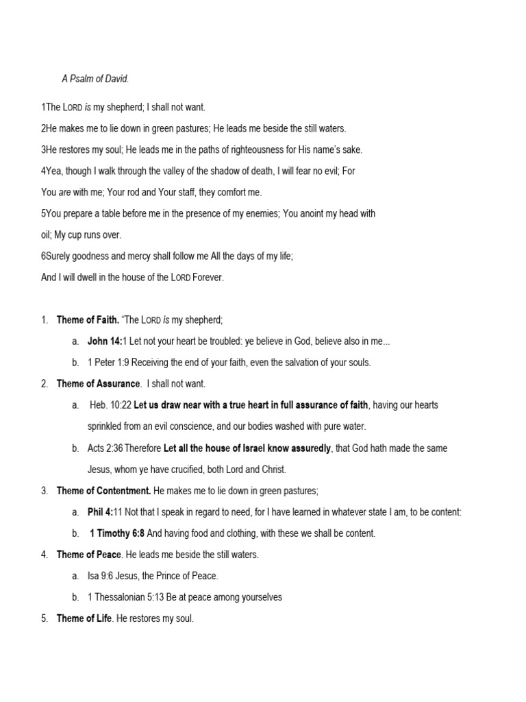 Image Result For Psalm Niv A Psalm Of David The Biblia