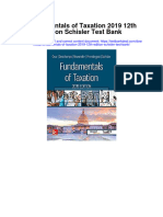Instant Download Fundamentals of Taxation 2019 12th Edition Schisler Test Bank PDF Full Chapter