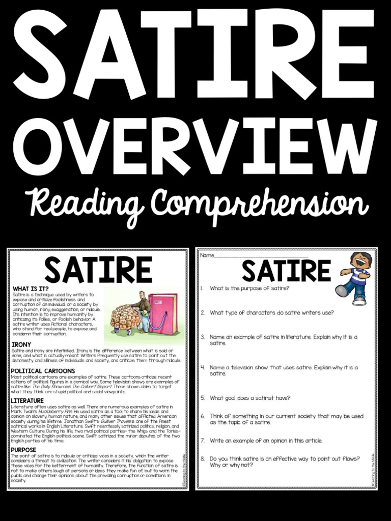 Understanding Satire: Key Concepts | PDF | Satire