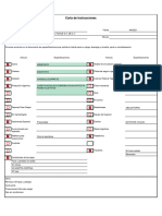 Cartas de Instrucciones