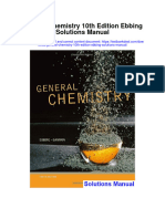 Instant Download General Chemistry 10th Edition Ebbing Solutions Manual PDF Full Chapter