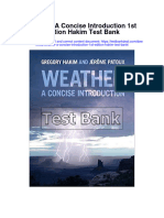 Instant Download Weather A Concise Introduction 1st Edition Hakim Test Bank PDF Full Chapter