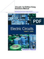 Instant Download Electric Circuits 1st Edition Kang Solutions Manual PDF Full Chapter