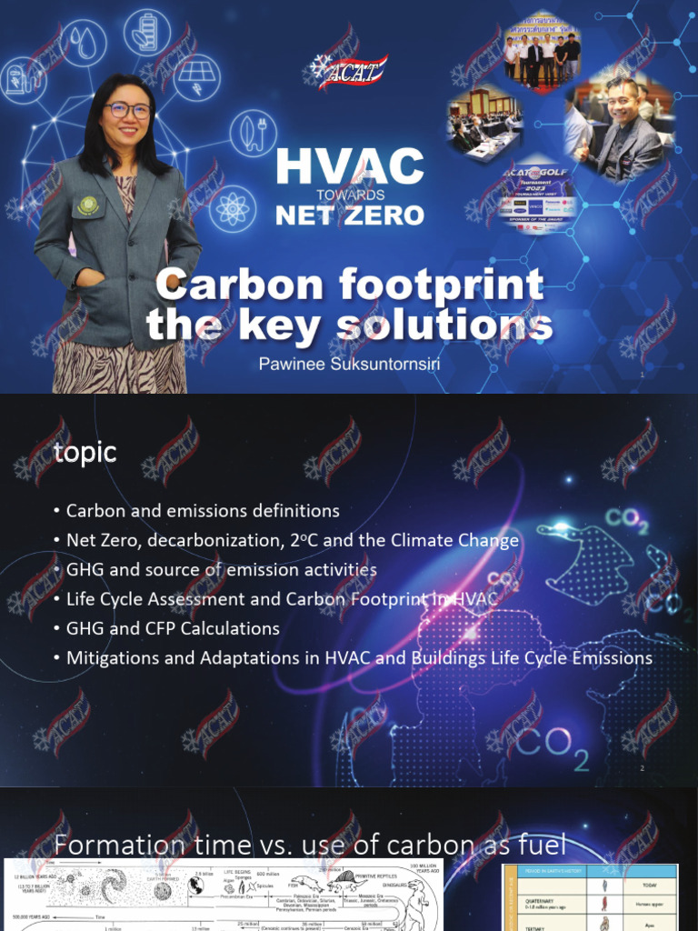 Carbon Footprint Key Toward The Net Zero Emissions | PDF