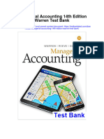 Instant Download Managerial Accounting 14th Edition Warren Test Bank PDF Full Chapter