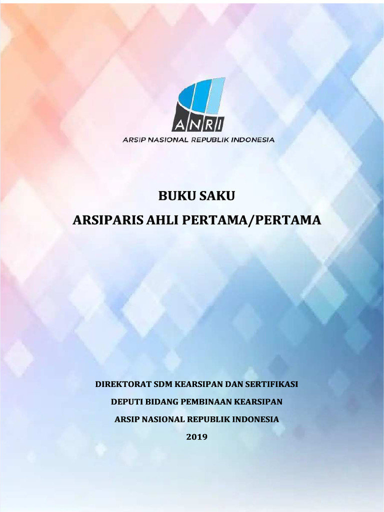 Pdf Buku Saku Arsiparis Ahli Pertama Compress Pdf