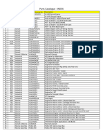 Parts Catalogue CD Index