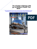 Instant Download What Is Life A Guide To Biology With Physiology 3rd Edition Phelan Test Bank PDF Full Chapter