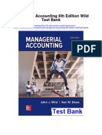 Instant Download Managerial Accounting 6th Edition Wild Test Bank PDF Full Chapter