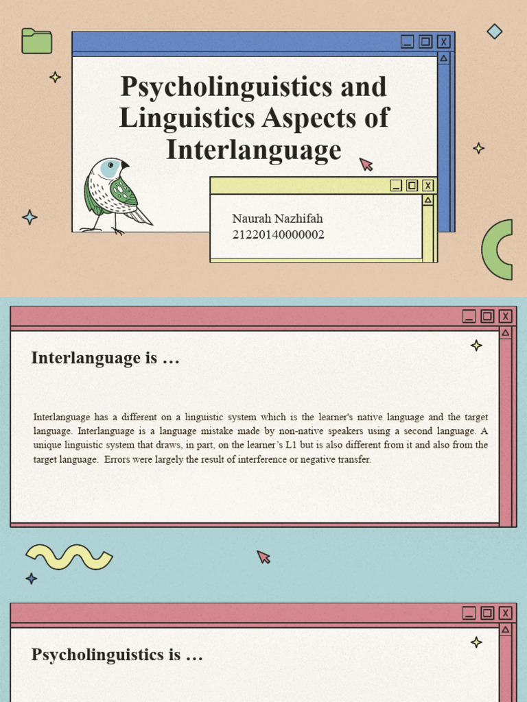 Linguistic Aspects of Interlanguage in SLA | PDF | Second Language ...