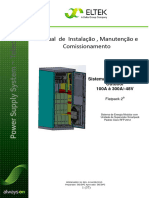 07 - Manual - InstalaÃ Ã o - Gabiente - ELTEK - ANTIGO - MOD634002 - B (MANUAL E63452105 - 06 - 07 CLARO 2012)