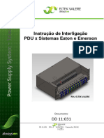 15 - InstruÃ Ã o - de - Interligaã Ã o - PDU X SISTEMAS EATON - EMERSON