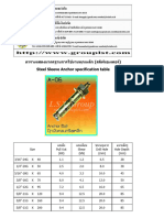 Ultra Steel Anchor Spec