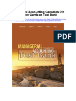 Instant Download Managerial Accounting Canadian 9th Edition Garrison Test Bank PDF Full Chapter