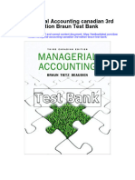Instant Download Managerial Accounting Canadian 3rd Edition Braun Test Bank PDF Full Chapter