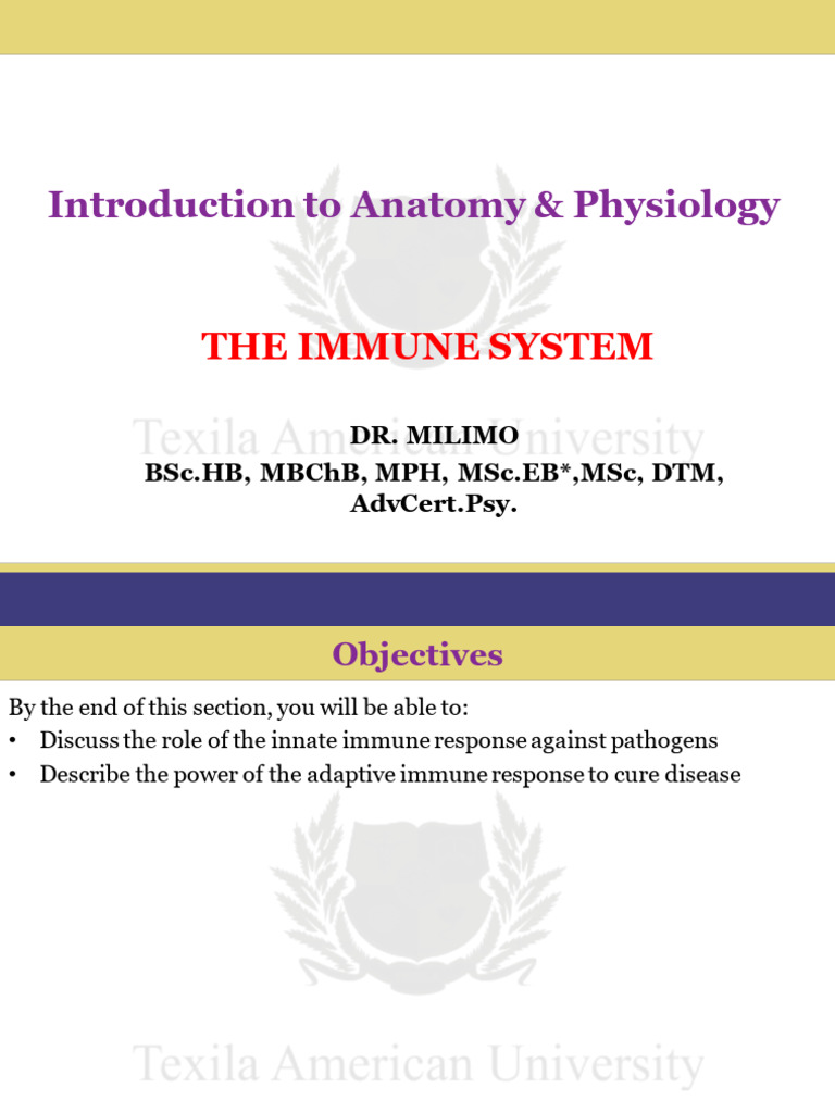 7.2 The Immune System | PDF | Immunity (Medical) | Immune System