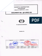 4-QPOPRJI09-MAGNETIC EXAMINATION PROCEDURE (Based On ASME B31.3, 2004)