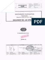 25A-QPOPRJI21-RADIOGRAPHY EXAMINATION PROCEDURE (Based On DNV-OS-F101, 2007)