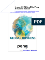 Instant Download Global Business 4th Edition Mike Peng Solutions Manual PDF Full Chapter