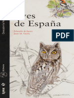 Aves de España Juana Aranzana, Eduardo de Varela, Juan Manuel