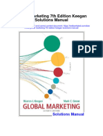 Instant Download Global Marketing 7th Edition Keegan Solutions Manual PDF Full Chapter
