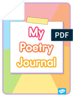 Color My Poetry Journal