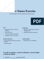 Future Tenses Exercises (Worksheet)