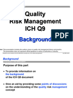 Quality Risk Management Ich Q9