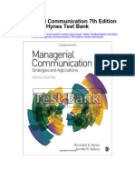 Instant Download Managerial Communication 7th Edition Hynes Test Bank PDF Full Chapter