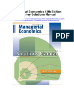 Instant Download Managerial Economics 12th Edition Hirschey Solutions Manual PDF Full Chapter