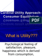 Cardinal Utility Approach