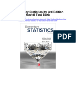 Instant Download Elementary Statistics by 3rd Edition Navidi Test Bank PDF Full Chapter