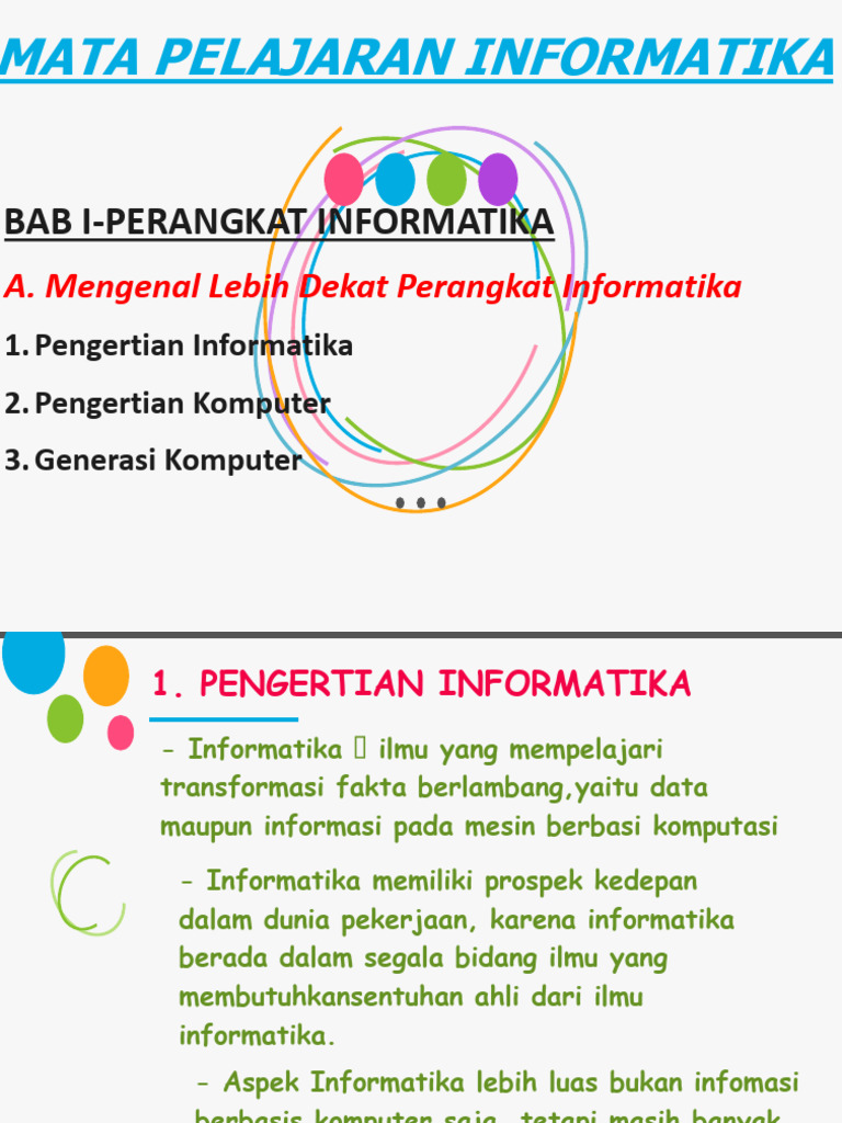 Asal Usul Informatika dan Komputer | PDF | Teknologi & Rekayasa