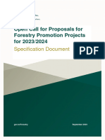 Open Call For Proposals For Forestry Promotion Projects For 2023/2024