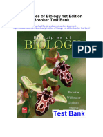 Instant download Principles of Biology 1st Edition Brooker Test Bank pdf full chapter