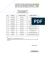 JADWAL PETUGAS UPACARA Tahun Ajaran 2023 2024