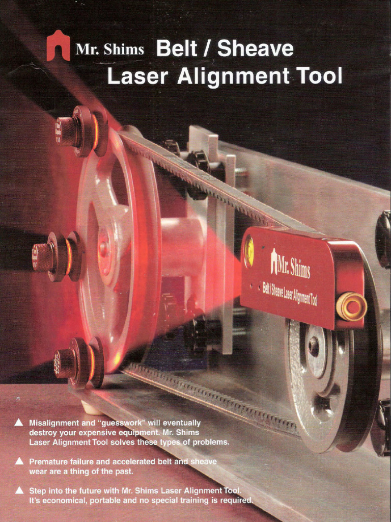 Belt Alignment Tool PDF Belt (Mechanical) Applied And