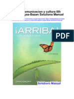 Instant Download Arriba Comunicacion y Cultura 6th Edition Zayas Bazan Solutions Manual PDF Full Chapter