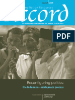 Reconfiguring Politics The Indonesia Aceh Peace Process Accord Issue 20