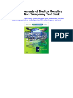 Instant Download Emerys Elements of Medical Genetics 14th Edition Turnpenny Test Bank PDF Full Chapter