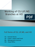 Working of GS, LIF & MS Branch - Final
