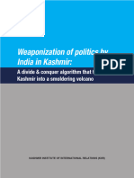 Weaponisination of Politics
