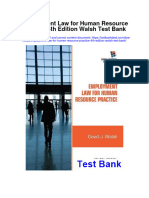 Instant Download Employment Law For Human Resource Practice 4th Edition Walsh Test Bank PDF Full Chapter
