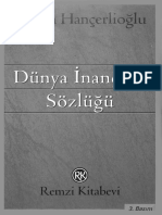 Dünya İnanclari Sözlüğü Orhan Hançerlioğlu