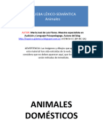 Pruebalexico-Semantica Animales
